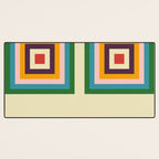 Retro Colored Square Space Desk Mat Gallery Image 3