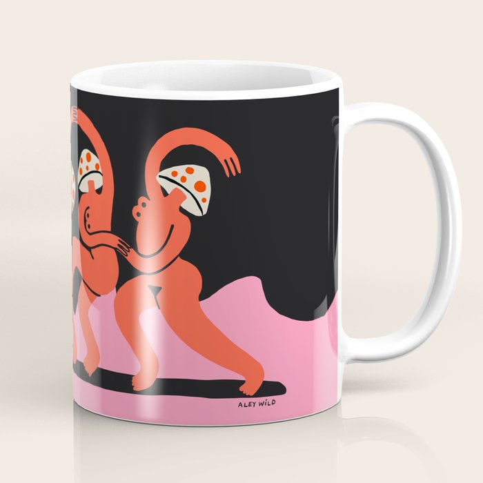 Full Moon Mushroom Dance  Coffee Mug Gallery Image 1