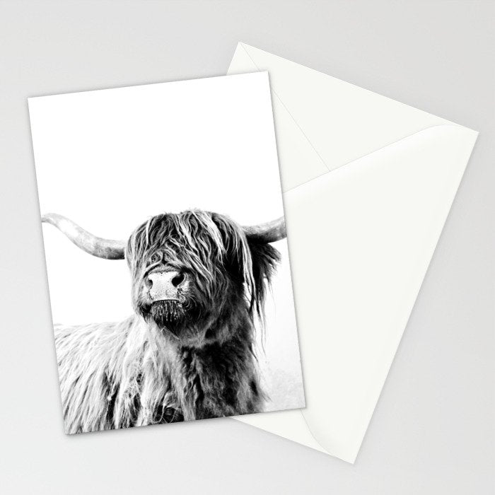 HIGHLAND CATTLE FRIDA Stationery Card Gallery Image 2