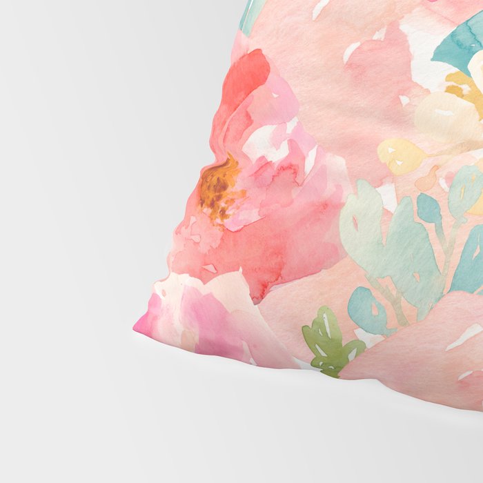 Preppy Pink Peonies Pillow Sham Gallery Image 4