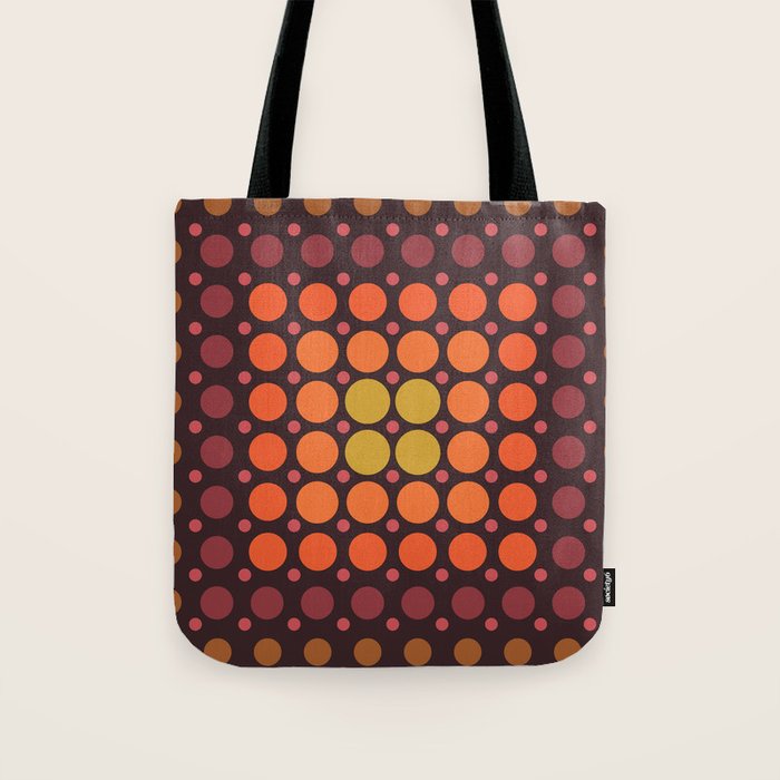 Dotted Retro Gradient - Hazel Tote Bag Gallery Image 1