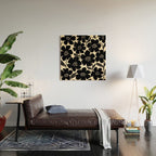 Black & White Blossom Wood Wall Art Gallery Image 2