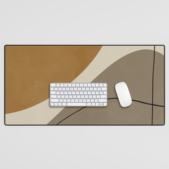 Organic Abstract Shapes #3 Desk Mat Gallery Image 1