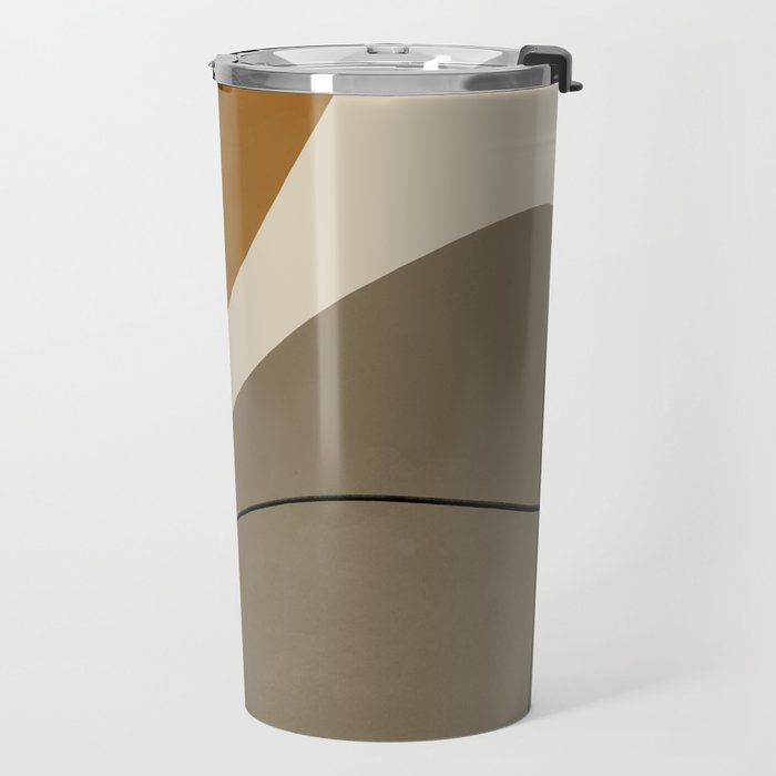 Organic Abstract Shapes #3 Travel Mug Gallery Image 2
