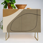 Organic Abstract Shapes #3 Credenza Gallery Image 1