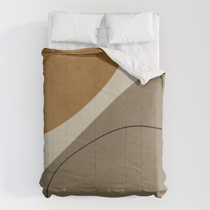 Organic Abstract Shapes #3 Comforter Gallery Image 1