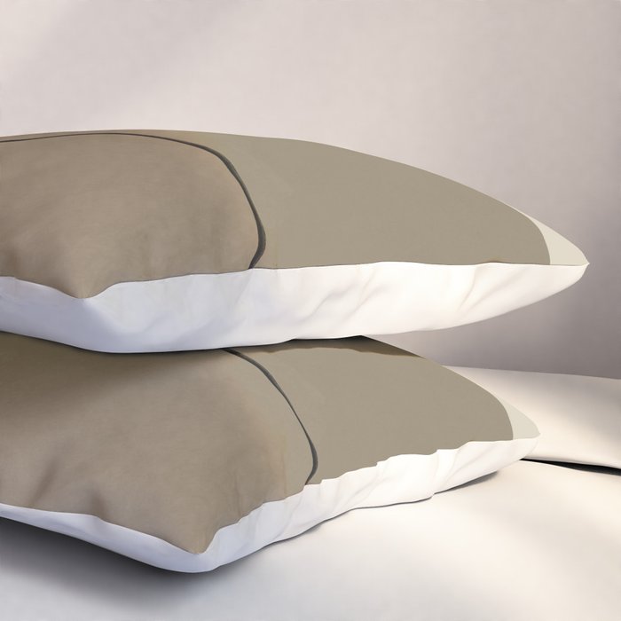 Organic Abstract Shapes #3 Pillow Sham Gallery Image 3