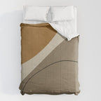 Organic Abstract Shapes #3 Comforter Gallery Image 6
