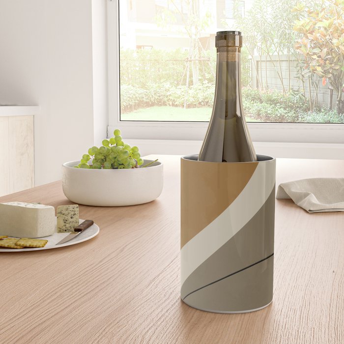 Organic Abstract Shapes #3 Wine Chiller Gallery Image 4
