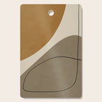 Organic Abstract Shapes #3 Cutting Board Gallery Image 1