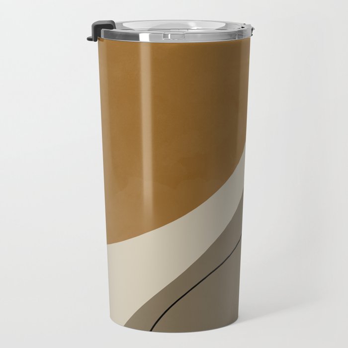Organic Abstract Shapes #3 Travel Mug Gallery Image 3