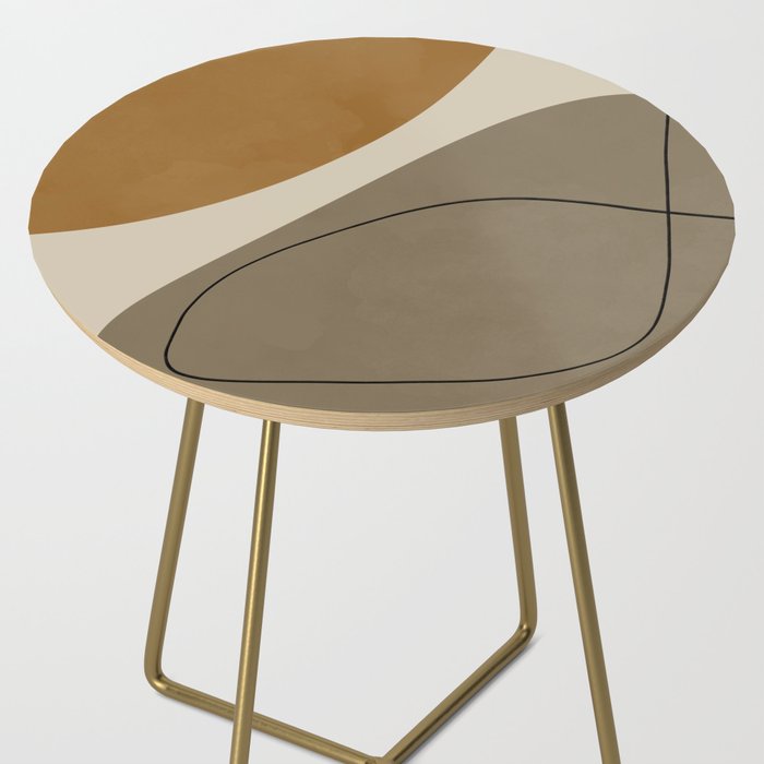 Organic Abstract Shapes #3 Side Table Gallery Image 2