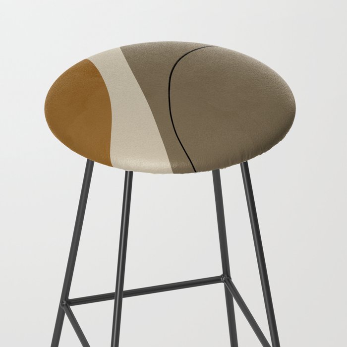 Organic Abstract Shapes #3 Stool Gallery Image 2