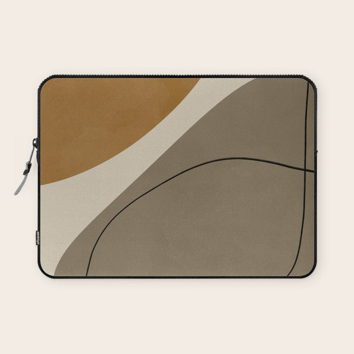 Organic Abstract Shapes #3 Laptop Sleeve Gallery Image 1
