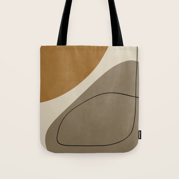 Organic Abstract Shapes #3 Tote Bag Gallery Image 1