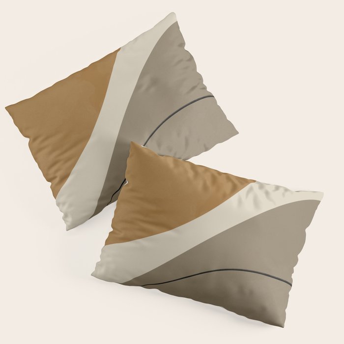 Organic Abstract Shapes #3 Pillow Sham Gallery Image 1