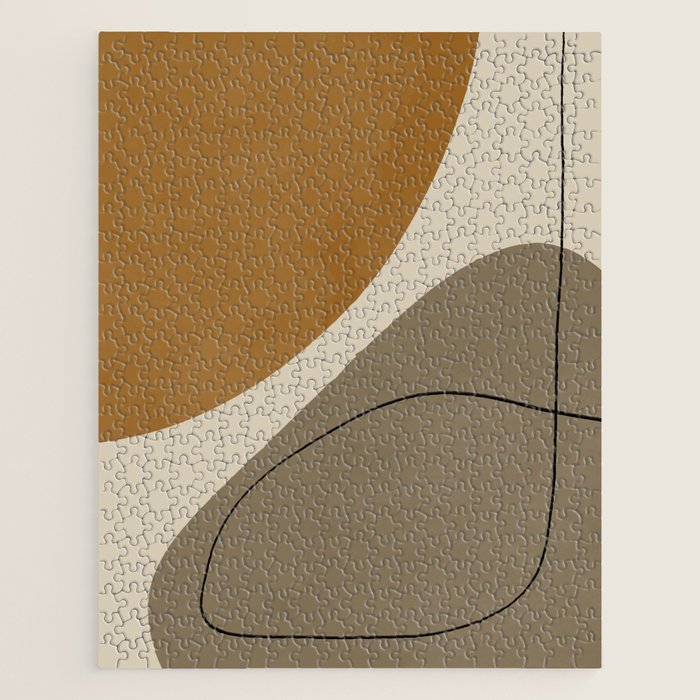 Organic Abstract Shapes #3 Jigsaw Puzzle Gallery Image 1
