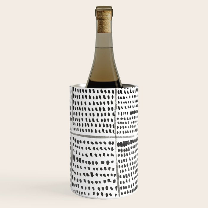 Categorize Print in Black and White Wine Chiller Gallery Image 3