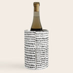 Categorize Print in Black and White Wine Chiller Gallery Image 2