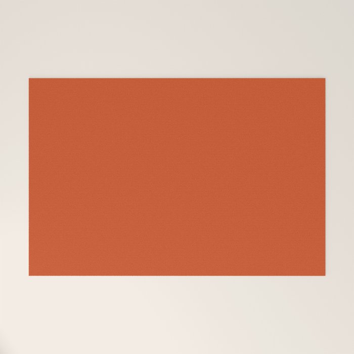Color orange Welcome Mat Gallery Image 1