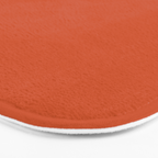Color orange Bath Mat Gallery Image 3
