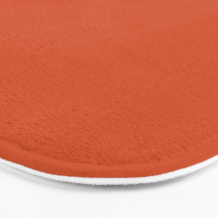 Color orange Bath Mat Gallery Image 3