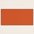 Color orange Desk Mat Gallery Image 3