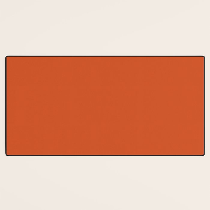 Color orange Desk Mat Gallery Image 3