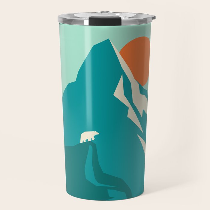 As the sun rises over the peak Travel Mug Gallery Image 1