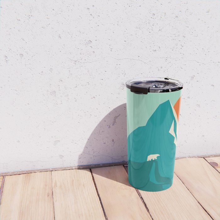 As the sun rises over the peak Travel Mug Gallery Image 4
