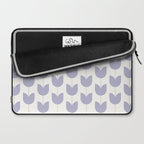 Spring Tulips VI Lavender Purple Mid Century Flowers Laptop Sleeve Gallery Image 2