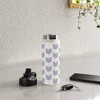 Spring Tulips VI Lavender Purple Mid Century Flowers Water Bottle Gallery Image 4