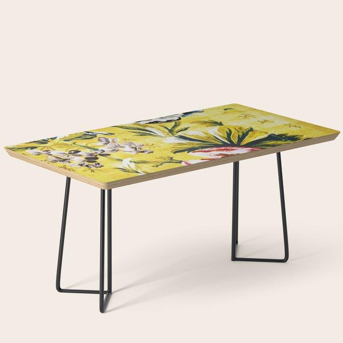 18th Century English Floral Print Coffee Table Gallery Image 1