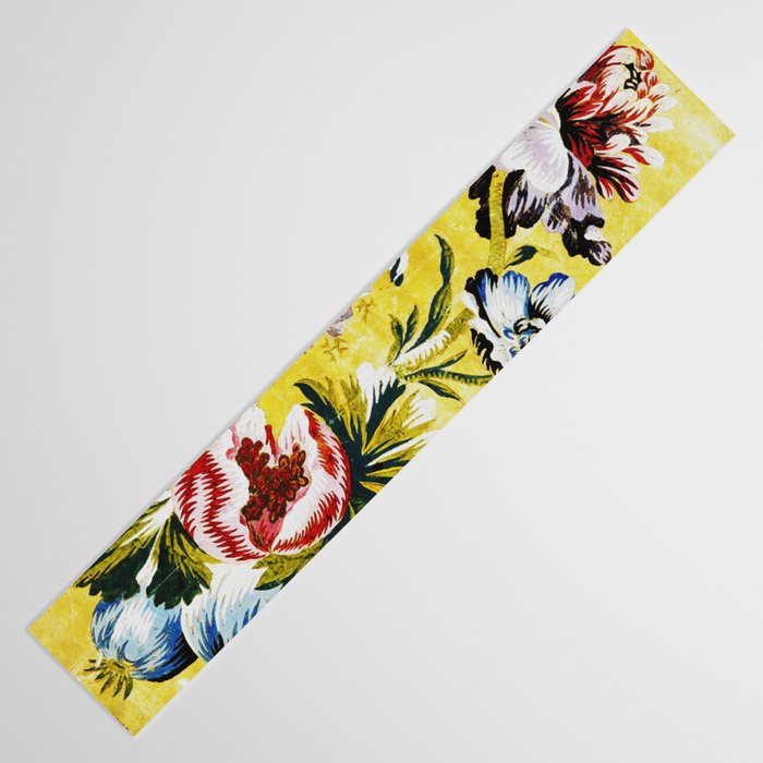 18th Century English Floral Print Table Runner Gallery Image 3