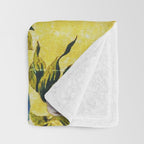 18th Century English Floral Print Throw Blanket Gallery Image 3