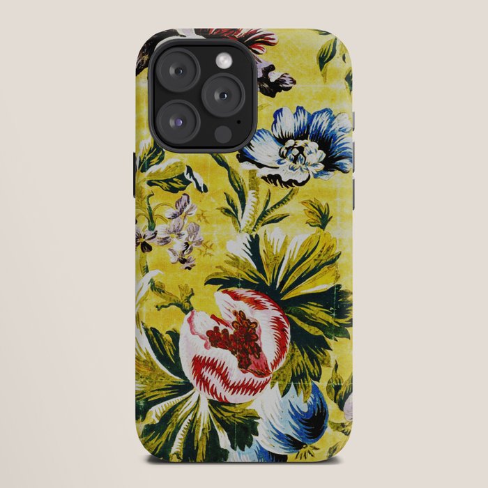 18th Century English Floral Print iPhone Case Gallery Image 12