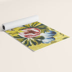 18th Century English Floral Print Yoga Mat Gallery Image 2