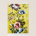 18th Century English Floral Print Stationery Card Gallery Image 2