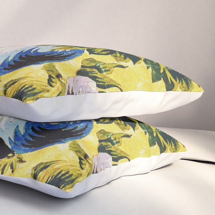 18th Century English Floral Print Pillow Sham Gallery Image 3