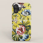 18th Century English Floral Print iPhone Case Gallery Image 1