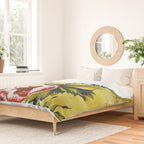 18th Century English Floral Print Duvet Cover Gallery Image 2