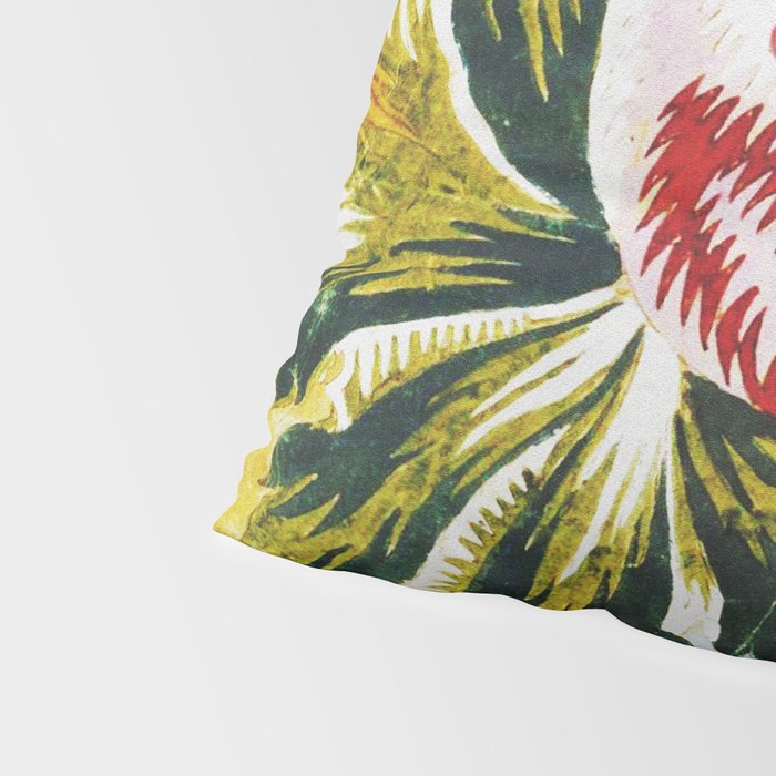 18th Century English Floral Print Pillow Sham Gallery Image 4