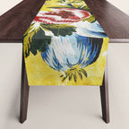 18th Century English Floral Print Table Runner Gallery Image 1