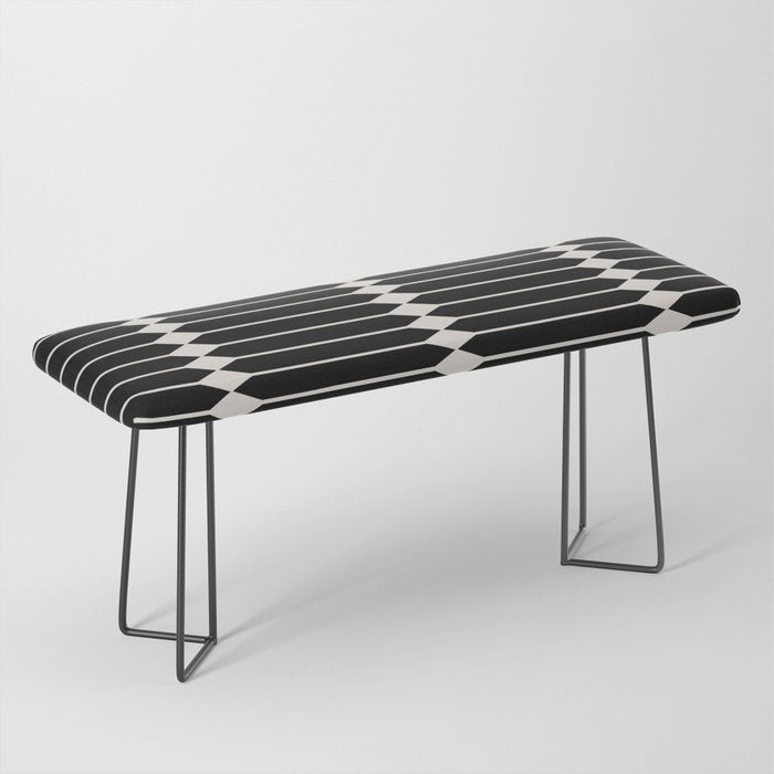 Minimal Geometric Pattern II - Black Bench Gallery Image 1