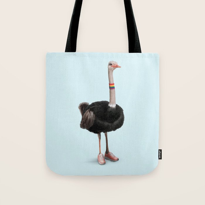 Sporty Ostrich Tote Bag Gallery Image 1