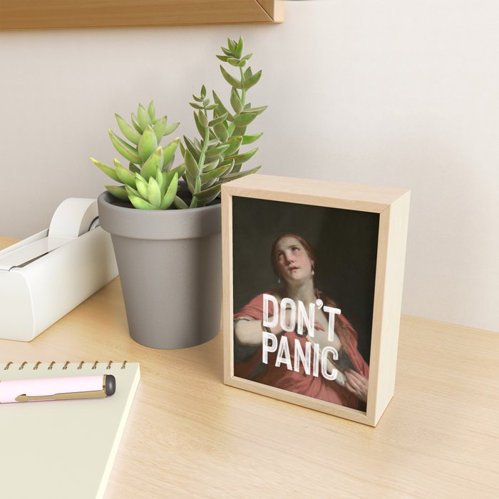 Don't Panic Mini Art Print Gallery Image 2
