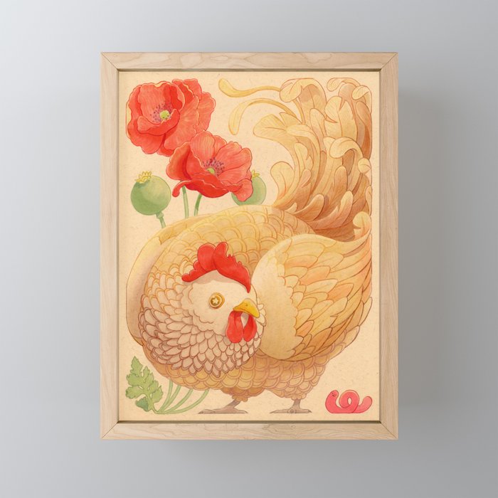 Big Chicken Mini Art Print Gallery Image 1