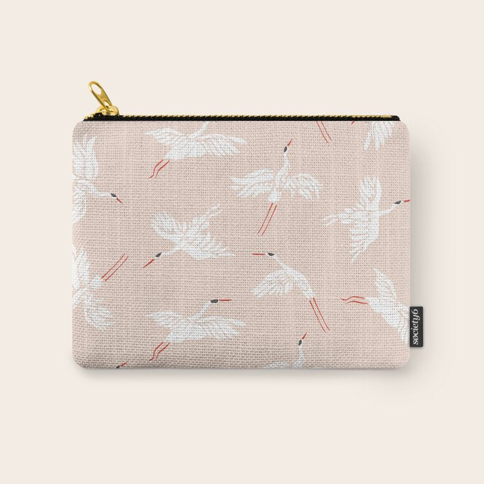 Crane Dance Carry All Pouch Gallery Image 1