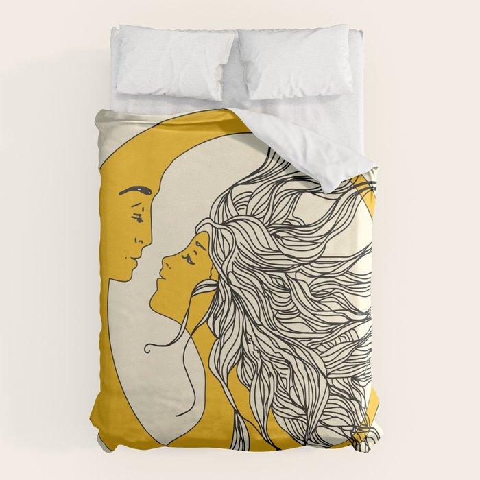 Sun and Moon Duvet Cover Gallery Image 6