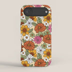 Retro 70s Boho Floral Pattern iPhone Case Gallery Image 2